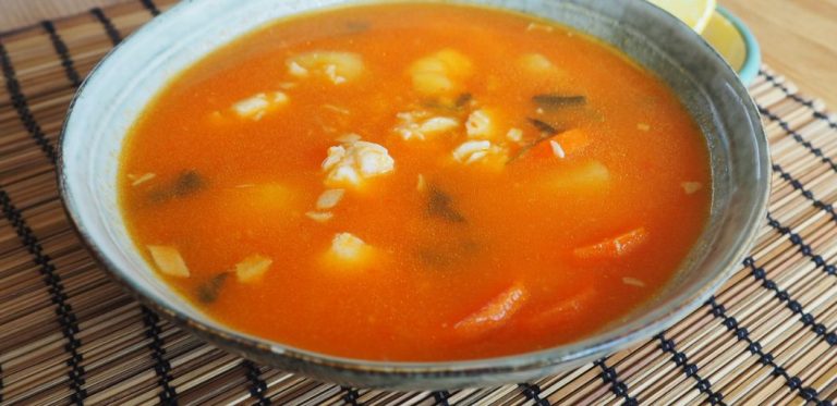 “Matamaríos” (receta andaluza de sopa con merluza)